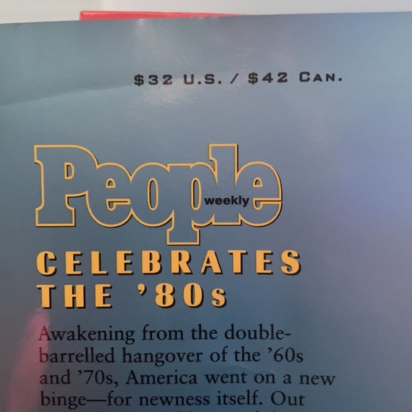 Hardback People Weekly Celebrates The 80’s With 80’s Music CD - Picture 3 of 16